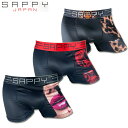 SAPPY サピー ボクサーパンツ フォトロゴ D-558 メンズ