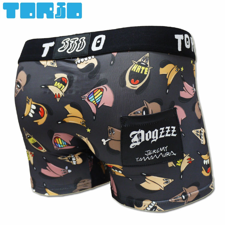 TORIO トリオ ボクサーパンツ Only Dogs Can Judge Me PES 2601008 メンズ