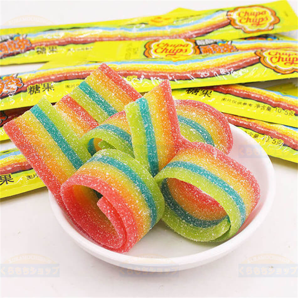 32条セット Chupa Chups グミ 大人気のグミ レーンボーグミ チュッパチャプス Sour...