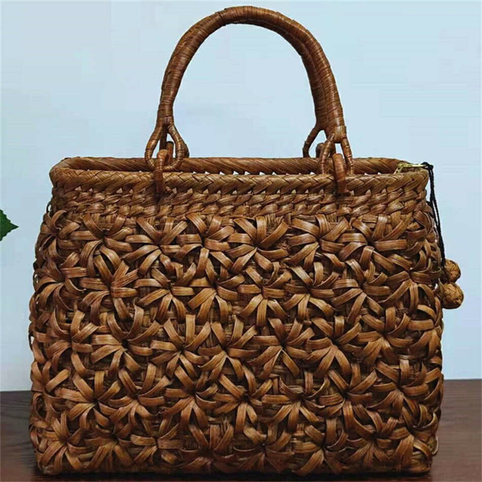 山葡萄かごバッグ ハンドメイド 山葡萄籠バッグ レディースハンドバッグ 最高級 手編み バッグ 手作り 職人 ハンドメイド 山葡萄籠バッグ レディースハンドバッグ レディース 通勤 おしゃれ かご トートバッグ カゴバッグ 籠バッグ 母の日 プレゼント