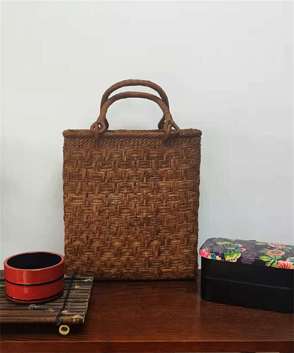 山葡萄かごバッグ ハンドメイド 山葡萄籠バッグ レディースハンドバッグ 最高級 手編み バッグ 手作り 職人 ハンドメイド 山葡萄籠バッグ レディースハンドバッグ レディース 通勤 おしゃれ かご トートバッグ カゴバッグ 籠バッグ 母の日 プレゼント