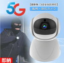 【即納1～2営業日以内発送】5Gデュアル周波数WiFi伝送 自動追跡 1080P防犯カメラ ペットカ ...