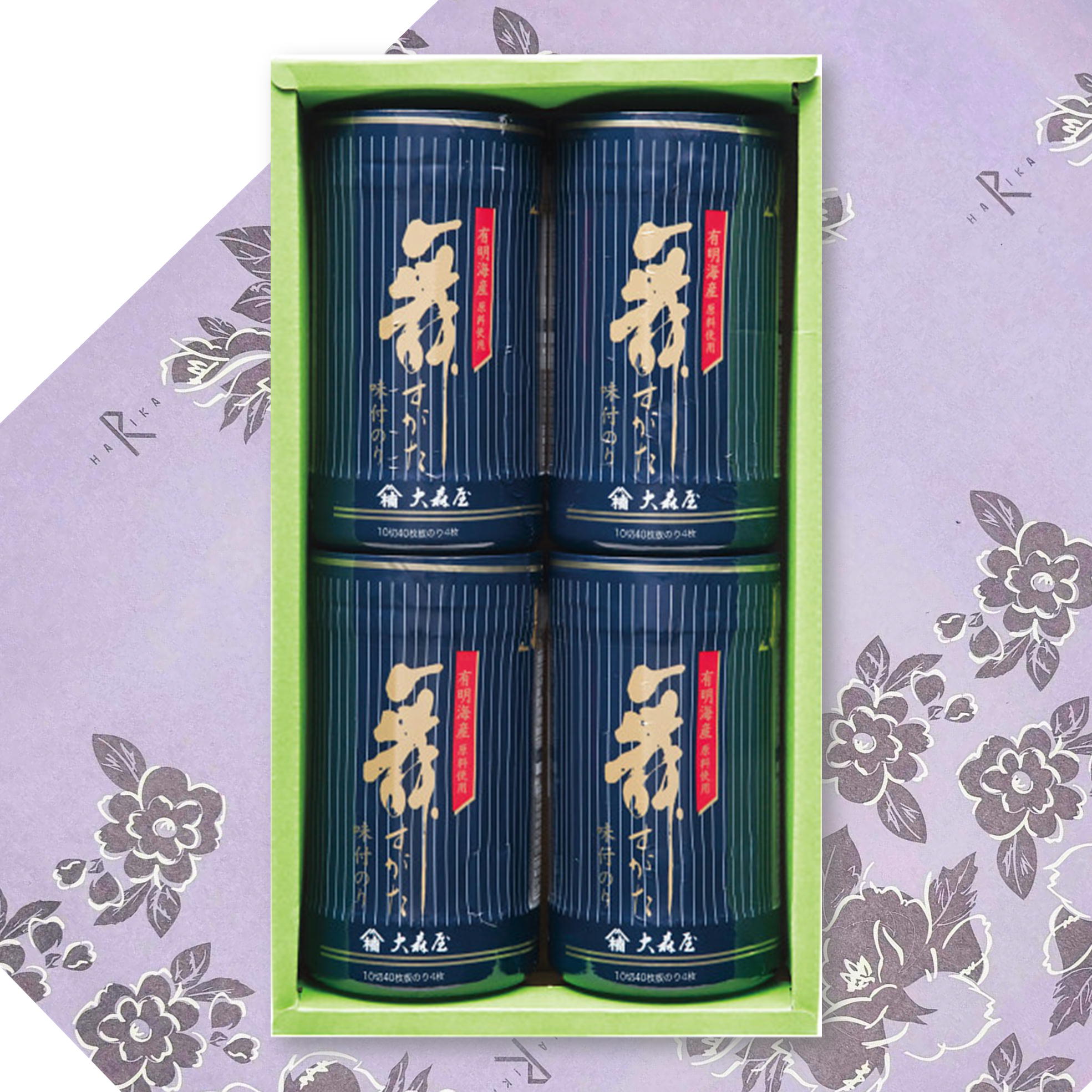法要 お返し 志 引き出物 香典返し 返礼品 大森屋 舞すがた味付のり卓上詰合せ 包装済み お礼状 のし付き 志 粗供養 四十九日 五十日祭 一周忌 三回忌 <25-0457-033> <NA-20G>