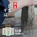 出雲そば 奥出雲本生そば6人前 詰合せギフト そばギフト つゆ付き 蕎麦 お取り寄せ グルメ