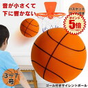 【ゴールネット付き】 サイレントバスケットボール バスケットゴール バスケットボール サイレントボール 3号 5号 7号 バスケ ボール 室内 バスケットボールケース バスケットゴールネット 屋外 リング バックボード 子供 壁掛け 静音 かご サッカー 玉 球 静か ボール遊び