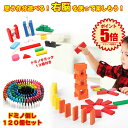 【舐めても大丈夫なエコペンキを使用】 ドミノキング ドミノ おもちゃ 知育玩具 積み木 120個 ドミノ倒し ギミック 仕掛け セット 右脳 木製 カラフル 知育 出産祝い お誕生日 子供 ホビー おしゃれ プレゼント 天然木 送料無料 DOMINOKING