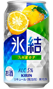 キリン 氷結 九州産ゆず 350ml 缶 バラ　1本 【 キリンビール 缶チューハイ 酎ハイ バラ売り お試し 箱別途購入でギフト作成可能 新商品 人気 果汁感 】