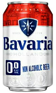 ババリア Bavaria 0.0% ノンアルコールビール 330ml 缶 バラ　1本 