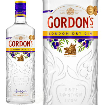ゴードン ロンドン ドライジン タンカレー・ゴードン社 37.5度 700ml