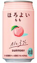 サントリー ほろよい もも 350ml 缶 バラ　1本 【 缶チューハイ 酎ハイ ほろ酔い バラ売り お試し 箱別途購入でギフト作成可能 人気 定番 低アルコール 桃 ピーチ 】