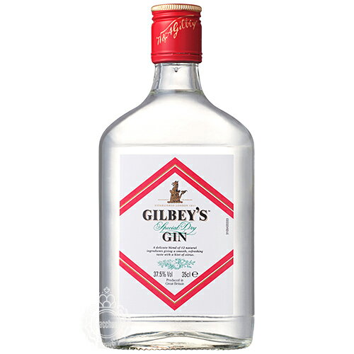 ギルビー ジン 37.5度 ハーフボトル 350ml 瓶 【正規品】 ギルビー ジン 37.5度 ハーフボトル 350ml 瓶 【正規品】