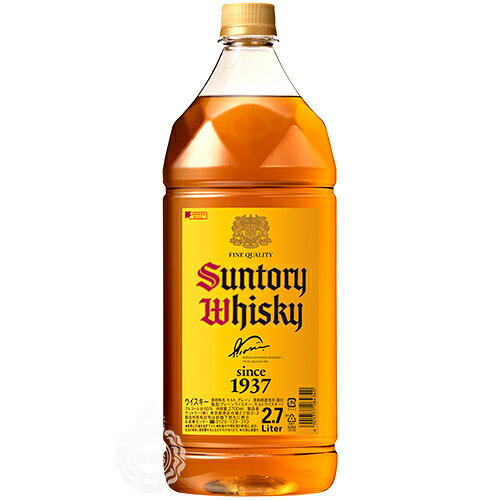 サントリーウイスキー 角瓶 40度 2700ml ペットボトル 【 ブレンデッド ジャパニーズウイスキー ウィスキー サントリー角 大容量 2.7L 】