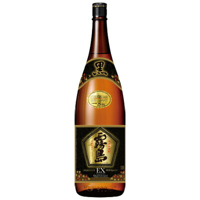 霧島 芋焼酎 黒霧島 EX イーエックス 本格芋焼酎 霧島酒造 25度 1800ml 瓶 【cp】 【 芋 ロック 水割り お湯割り さつまいも 米麹 食中酒 食後 濃醇 芋らしい甘い香り 深くしっとりとしたコク 】