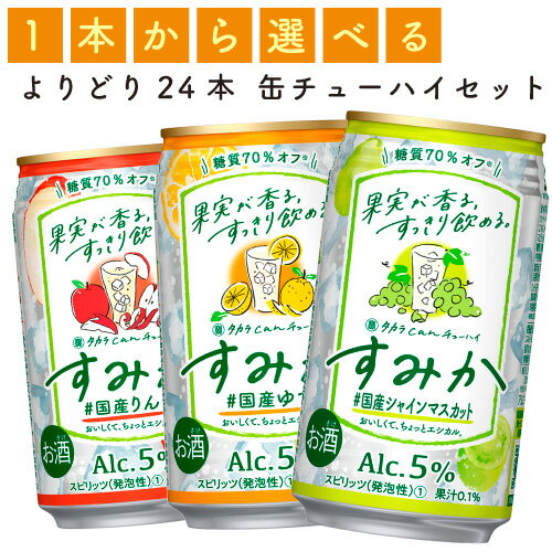 【選べる350缶極上レモンサワー他】タカラ「すみか」各種 350ml×24缶 1ケース 缶チューハイ