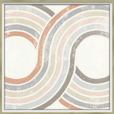 「オーバーレインボー」モイラハーシー【通信販売】(アブストラクト　抽象画　アートポスター［絵画通販］）絵　絵画　アート【壁掛けフック付き】【絵のある暮らし】