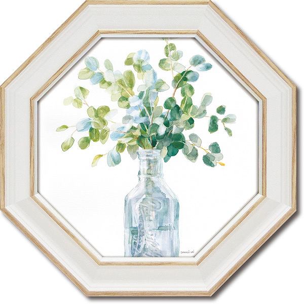 「ビーチフラワーズ4」ダンフイナイ【通信販売】(花・緑・グリーン・ミニゲル　アートポスター［絵画通販］）絵　絵画　アート【壁掛けフック付き】【絵のある暮らし】