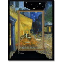 「夜のカフェテラス」ゴッホ(世界の名画［絵画通販］）【絵のある暮らし】【壁掛けフック】