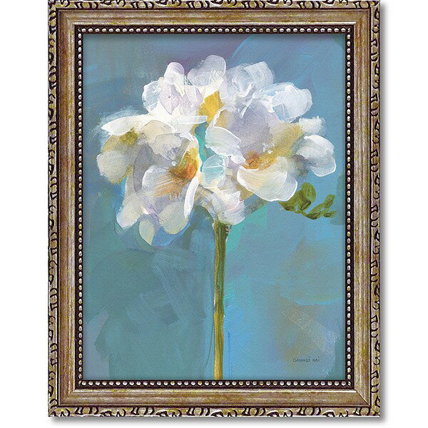 「モダンフローラル4」ダンフイナイ【通信販売】(花・緑・グリーン・ミニゲル　アートポスター［絵画通販］）絵　絵画　アート【壁掛けフック付き】【絵のある暮らし】