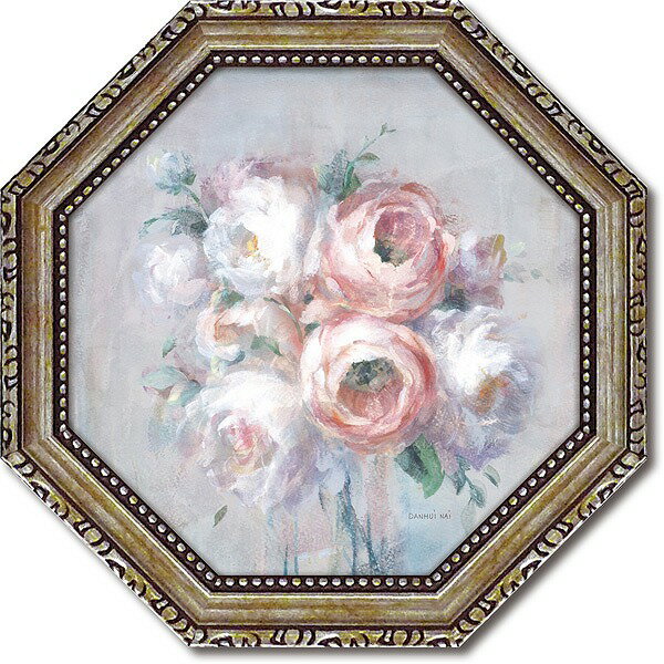 「サマーブルーム1」ダンフイナイ【通信販売】(花・緑・グリーン・ミニゲル　アートポスター［絵画通販］）絵　絵画　アート【壁掛けフック付き】【絵のある暮らし】