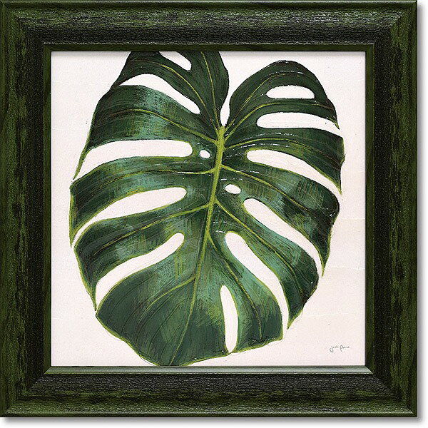 「パラダイスオンホワイト2」ジャネール　ペナー （グリーン アートポスター）［絵画通販］【壁掛けフ..