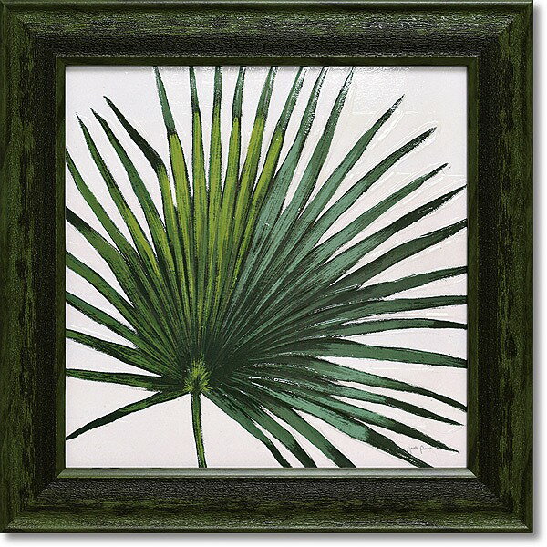 「パラダイスオンホワイト4」ジャネール　ペナー （グリーン アートポスター）［絵画通販］【壁掛けフ..