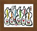 「無病息災」安川眞慈 ジグレー版画(額入り絵画)招福開運額・お地蔵様【壁掛けフック付き】【絵のある暮らし】