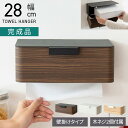 ペーパータオルホルダー TEER(ティール) キッチンペーパー 壁掛けタイプ 幅280×奥行160×高さ105mm 完成品
