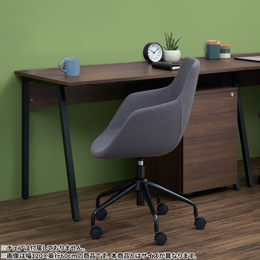 楽天暮らしのデザイン 楽天市場店幅120cm PCデスク 奥行70cm ALシリーズ 平机 事務机 ワークデスク オフィスデスク パソコンデスク A字脚 ケーブル収納 机 おしゃれ 白 ナチュラル ウォルナット