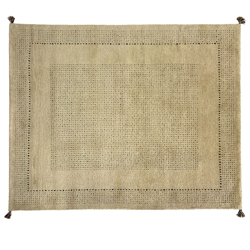 【5%OFF 30日まで】190×240cm ギャッベラグ DESERT 手織り 天然素材 コットン