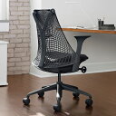 HermanMiller ハーマンミラー オフィスチェア Sayl Chair セイルチェア ブラックフレーム ミドルバック ブラック デスクチェア おしゃれ ...