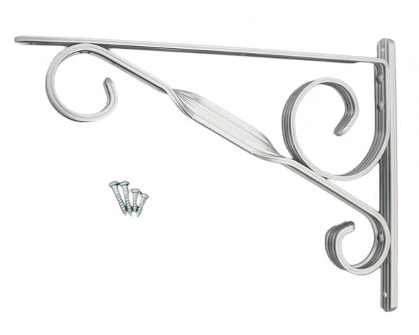 アルミ棚受　240ミリ　シルバー　入数1個【ハイロジック】