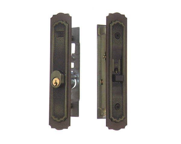 引違錠前　召合せ/内外　カマ締り　スライド式操作 YKKアルコック 入数1組 KH-54