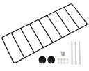AP-3006B ワイヤーシェルフ ロング ブラック 1個入【アイワ金属】