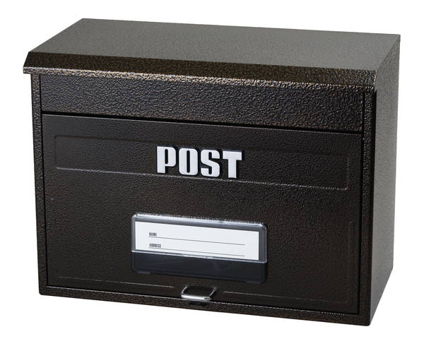 どでか郵便ポストSGE－4000エンボスブラウンメールボックス本体サイズ：幅42×高さ31．5×奥行き22cm【ケイジーワイ工業】