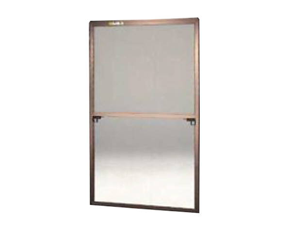窓用サッシ網戸／フリーサイズ網戸【セイキ販売】58-60K型 ブロンズサイズ：H1720〜1753ミリ×W955〜975ミリ用