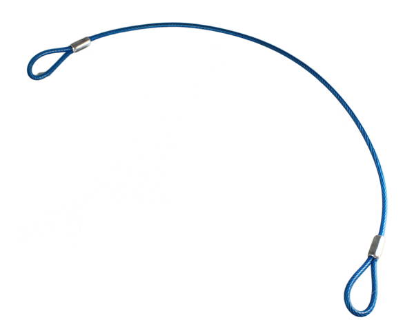 Y−65 鉄−青コート カットワイヤー 545mm【ニッサチェイン】