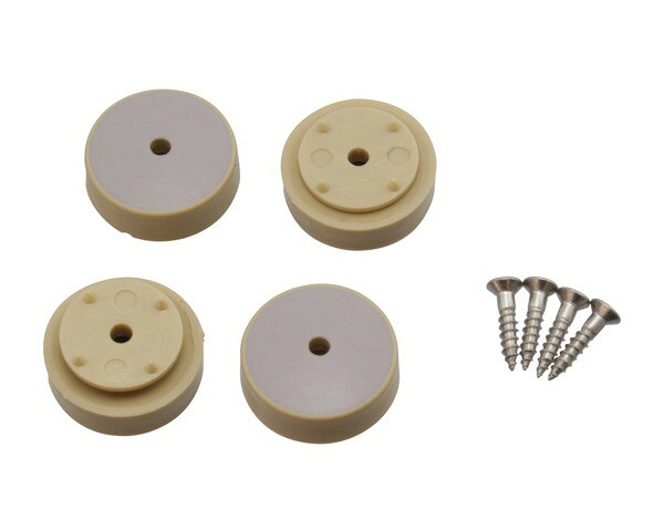 ie-005 イスイスイ 木製脚用 20mm 4個入【日本ロックサービス】