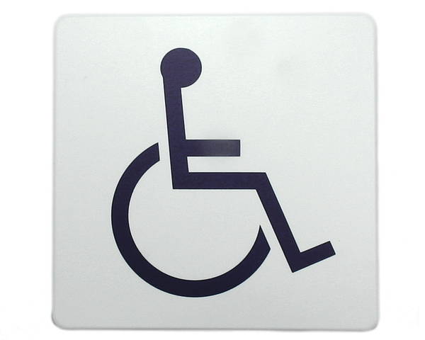 SAB1015－3　白　身障者マーク 【光】