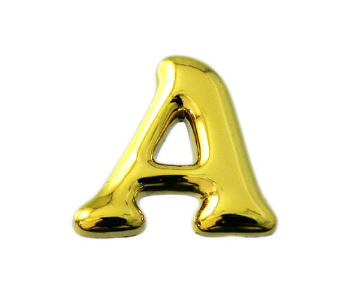 ABG20−A ゴールド文字 大 A【光】 ABG20−A ゴールド文字 大 A【光】