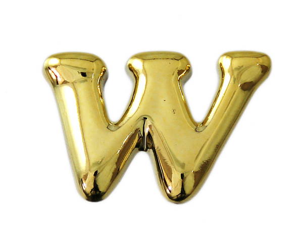 ABG20−W　ゴールド文字　大　W【光】