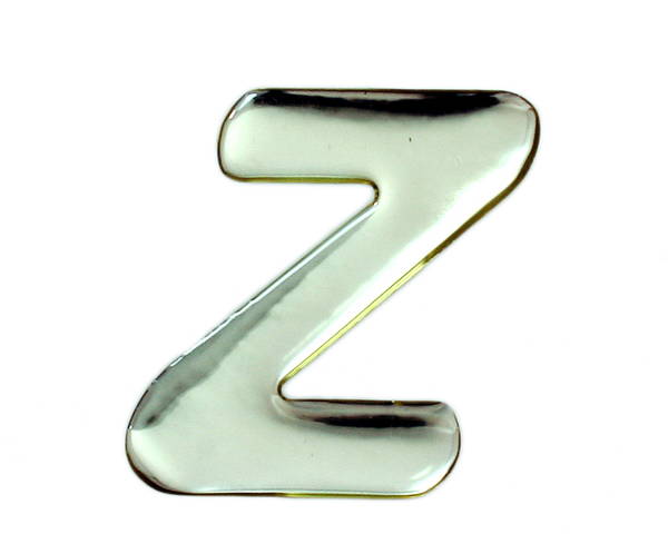 SM60−Z　シルバーメタル文字　Z【光】