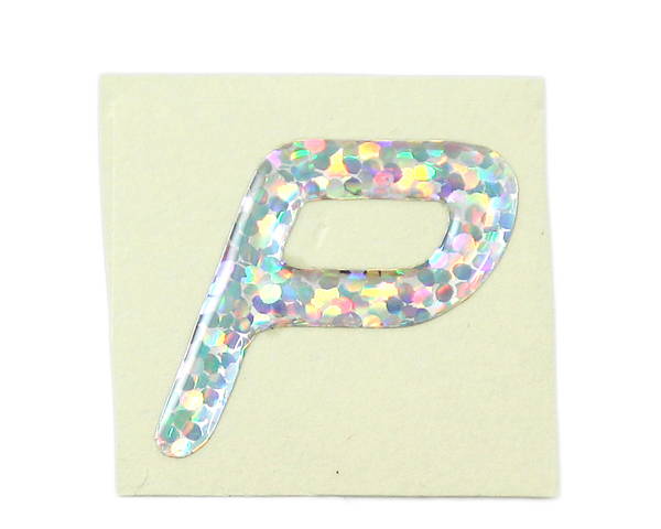 FM20−P　ホログラム文字　P【光】