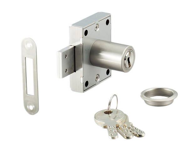 ランプ印面付シリンダー錠　8810−24−D【スガツネ工業】