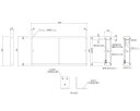 アルミ屋外掲示板(壁付型)シリンダー錠式 レザーアイボリー貼標準ブロンズ SK-2070-2-BC【神栄ホームクリエイト】※返品不可