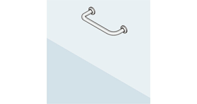 バリアフリー手摺和式トイレ用 標準取付タイプ（B・D・G）34mm SK-100S【神栄ホームクリエイト】
