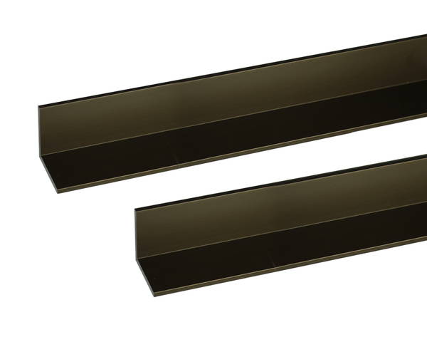 アルミアングル 2m 2.0×15×15mm ブロンズ 2本組【安田(株)・アシバネ】