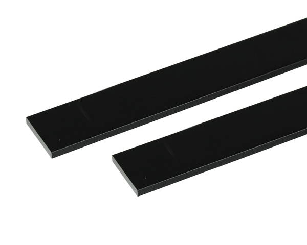 アルミ平棒 2m 5.0×50mm ブラック 2本組【安田(株)・アシバネ】