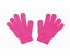 2266　カラーのびのび手袋　蛍光ピンク　【アーテック】
