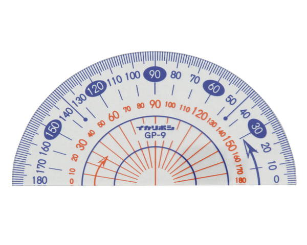 3327　分度器（0スタート）　【アーテック】