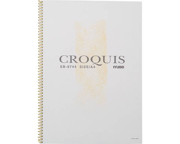 140701　Mu　クロッキー用紙　B4　SB−9754　イエロー【アーテック】